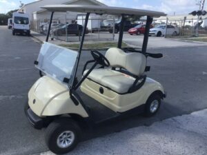 2 seater yamaha gas golf cart